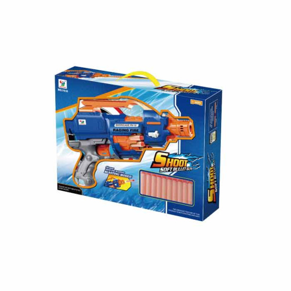 GUN | B/O SOFT BULLET GUN - BLUE A